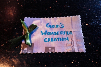 Decorated front cover